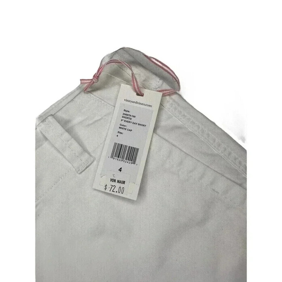 Vineyard Vines Women’s 9" Everyday Bermuda Shorts Size 4 Lot Of 2 Stone & White - Picture 4 of 6